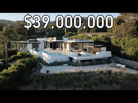 Inside Malibu's Newest $39 Million Oceanfront Estate | 93-Foot Pool & Views
