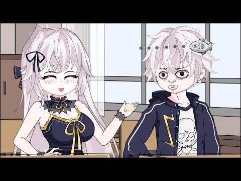 校花患有严重的自闭症，高中三年都没有说过一句话，直到我这个话唠当了她的同桌，结果两个半月后她竟然开口说话了。#沙雕动画