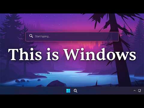 How I setup Windows for minimal bloat (no AI slop)