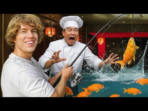 Catching Fish at Restaurant in Japan!