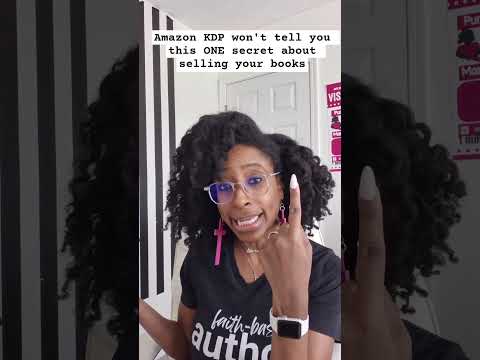 Amazon KDP won't tell you this ONE secret about selling your books. #shorts #writing