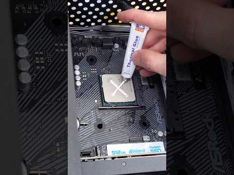 what happens if you use thermal GLUE instead of thermal paste?