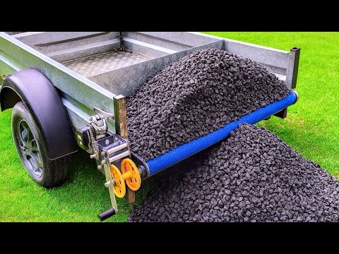 Incredibly Simple Trailer Unloading Mechanims [DIY]