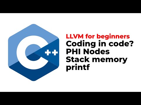 LLVM IR C++ API: PHI Nodes, stack memory and printf