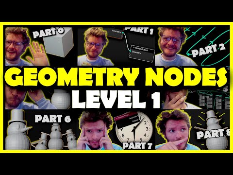 Blender Geometry Nodes [LEVEL 1 - FULL COURSE]