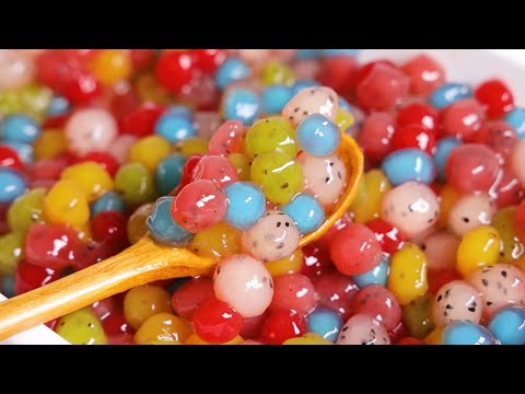 새콤달콤한 과일 타피오카 펄 만들기 Fruit Tapioca Pearl Recipe