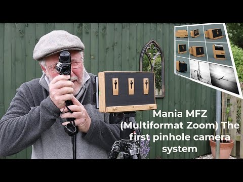 The amazing Mania MFZ (Multiformat Zoom) the first integral pinhole camera system,  pt1 of 2 videos.