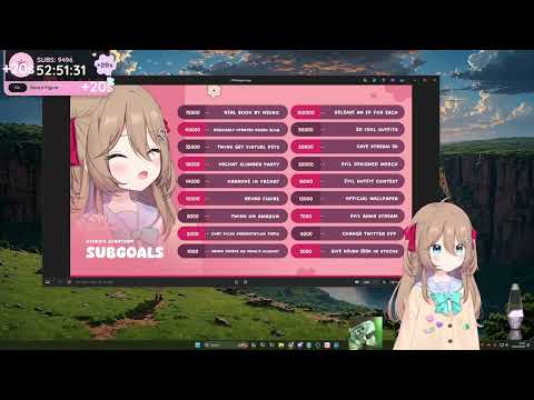 Vedal Announce 2025 Subathon Goals