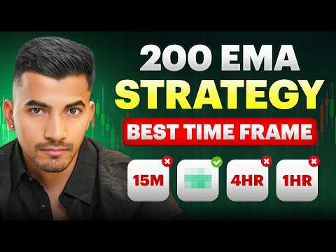 Best Time Frame for 200 EMA Strategy | Complete Beginner Guide