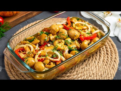 Mushrooms with Garlic — So Tasty You Don’t Need Meat! Simple Homemade Recipe!