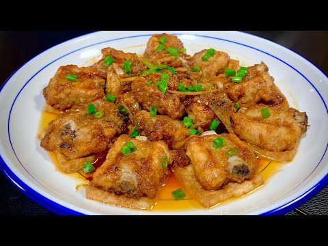 My pork ribs are never stewed, just pour 2 eggs, without adding a drop of water