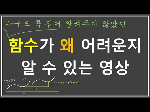 함수의 그래프의 평행이동에 대한 제대로 된 설명 | 함수와 그래프를 잘 모르시는 분들은 꼭 보세요!