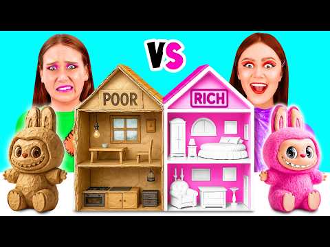 Строим Удивительный Кукольный Домик для Барби | Дорогой vs Дешевый Челлендж от DoDo Challenge