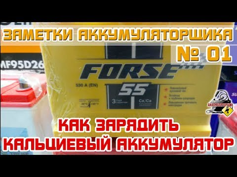 ЗА №01: Как зарядить КАЛЬЦИЕВЫЙ АККУМУЛЯТОР?