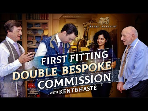 First Fitting For My Double Bespoke Commission | John Kent & Terry Haste