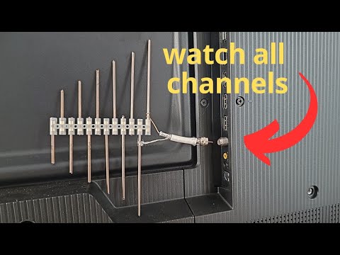 📡 Poderosa antena espinha de peixe! faça você mesmo e assista todos os canais do mundo