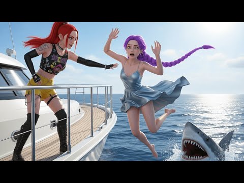 Rumi, Mira의 사악한 계획에서逃脱하기 위해 경찰이 되다 – KPOP Demon Hunters Animation