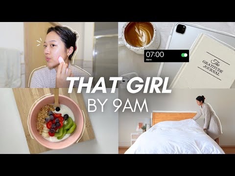 how to become THAT GIRL before 9am | easy + realistic morning routine