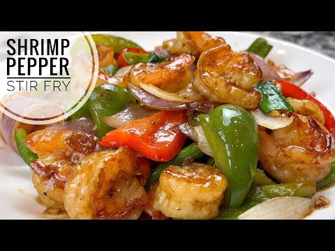 Shrimp And Pepper Stir Fry | Shrimp Stir Fry With Vegetables Recipe