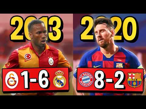 The HEAVIEST DEFEAT of Each Champions League