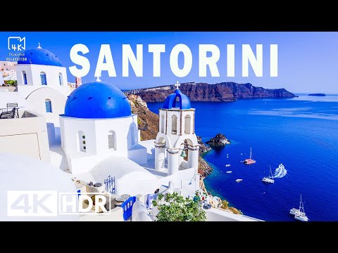 WONDERS OF SANTORINI 4K UHD - The Blue Pearl of Greece | Paradise in the Mediterranean