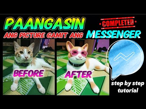 Paano I-Edit ang Picture Gamit ang Messenger | Simple Photo Editing Tutorial