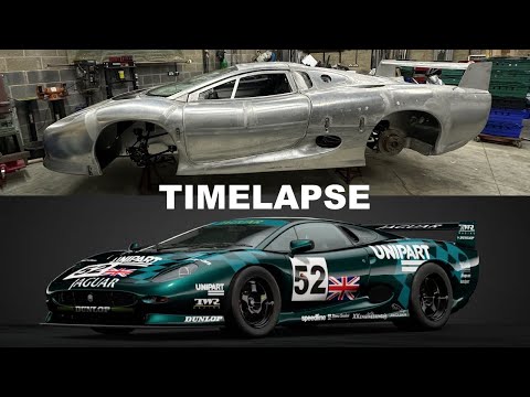 TIMELAPSE XJ220 V12 - BUILD A CAR from A to Z in 9 min