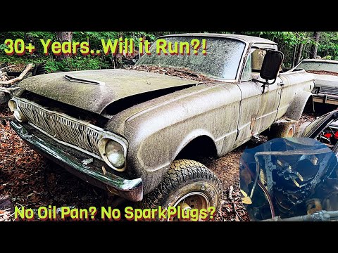 Will it Run?! 4x4 Ford Ranchero FORGOTTEN 30+ Years! Engine in Pieces!