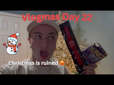 VLOGMAS DAY 22. Christmas Is RUINED… (My Dogs Destroyed My Gifts) 😡🎁