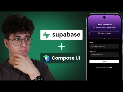 Supabase Auth with Email and Google + Login UI + Credentials Manager  -  Jetpack Compose
