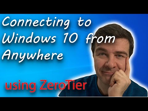 How to connect to Windows 10 from any location | ZeroTier tutorial in 2021