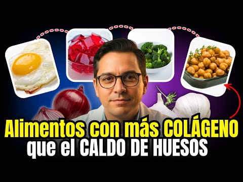 5 ALIMENTOS con 10 veces más COLÁGENO que el Caldo de Huesos -  Atención Mayores de 50