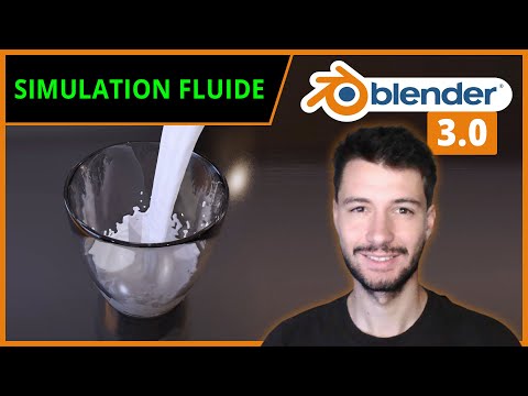 SIMULATION DE FLUIDE DANS UN VERRE | Blender 3.0 [TUTO FR]