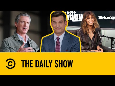 Halle Berry Rips Into Gov. Newsom At New York Times Event | The Daily Show