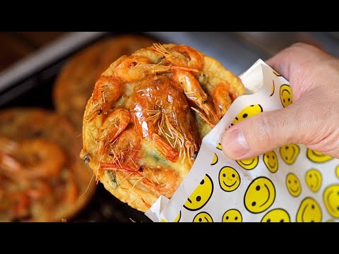 在家裡做了路邊攤小吃【炸蝦餅】，這也太酥脆了吧！ | 北海蝦餅🦐 | 元气八眉菌
