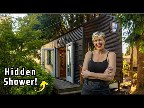 6'3" Artist's Amazing Tiny House with Transforming Features