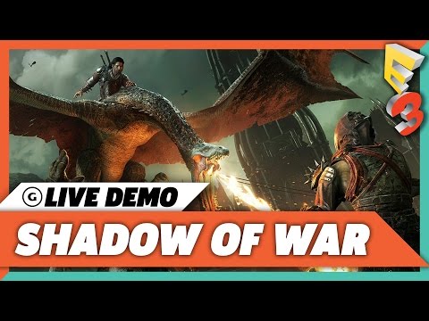 Shadow of War - 30 Minutes of Fortress Assault Live Demo Gameplay - E3 2017