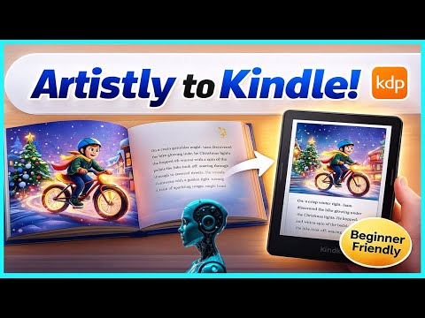 Publish a Kindle Book on Amazon KDP Using Artistly 6.0 and Kindle Create | Full Step-By-Step Guide