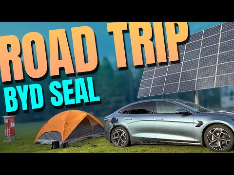 BYD SEAL Road Trip Report: Consumption, Charging & Heating a Tent! | 100% Powered by Solar