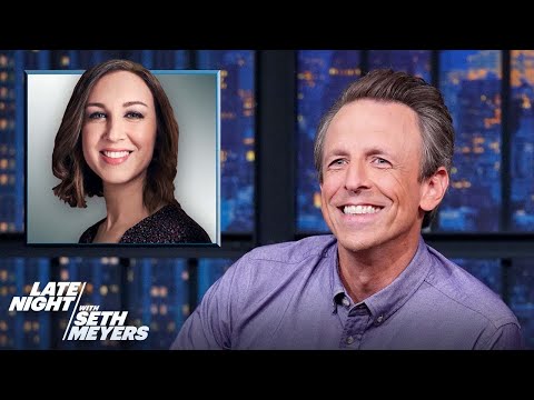 Seth Holds a Surprise Inspection of His Monologue Writers in October 2023