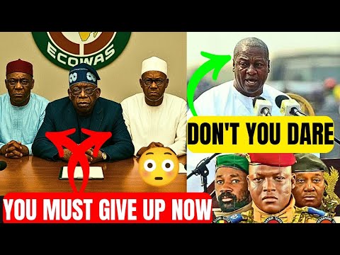 RED ALERT / ECOWAS MOVES AGAINST COUPS ! MAHAMA FIRE BACK 😳