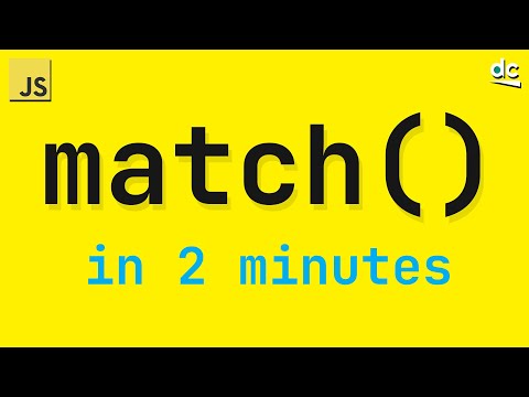 An Easy Way to Do Regex - JavaScript String Match (In 2 Mins)