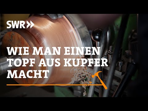 How to make a pot from copper | SWR Handwerkskunst