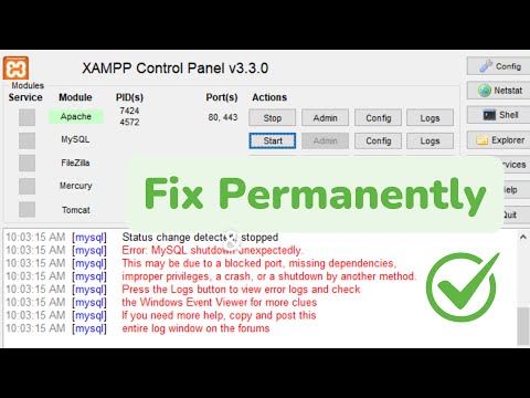 MySQL Shutdown Error Solved: Easy Port Number Change Tutorial