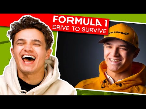 Lando Norris Reacts To Formula 1: Drive To Survive (Season 1 - 4)