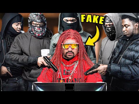Fake PRODUCER Prank in the Hood on Detroit DRILL RAPPER!
