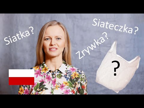 Polish with Dorota: How to say plastic bag in Polish? A1-A2 level