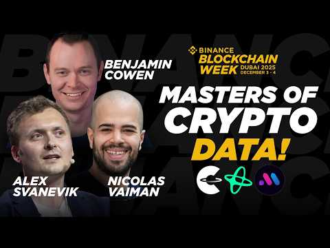 Trading Crypto? Optimize for AI and Data! | Benjamin Cowen, CEO Nansen Alex Svanevik, CEO Bubblemaps