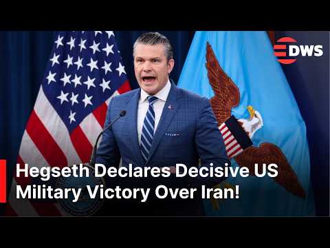 FULL SPEECH: US Defense Secretary Hegseth Claims Military Victory Against Iran | AC1Z