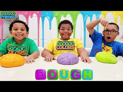 Make Easy No-Cook DIY Playdough at Home with Goo Goo Gaga | Goo Goo Friends TV Show for Kids